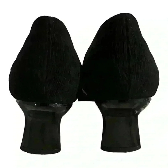 Stuart Weitzman Square Toe Black Heels Size 9 AAAA - Picture 6 of 9